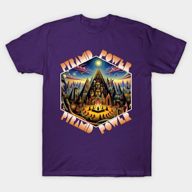 Pyramid Power T-Shirt by Rich La Bonté - FLAtRich